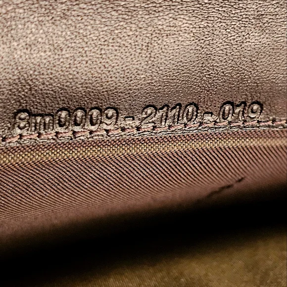 👜Fendi Zucchino Canvas & Leather Vintage Wallet in Continental Brown & Beige - Picture 5 of 15